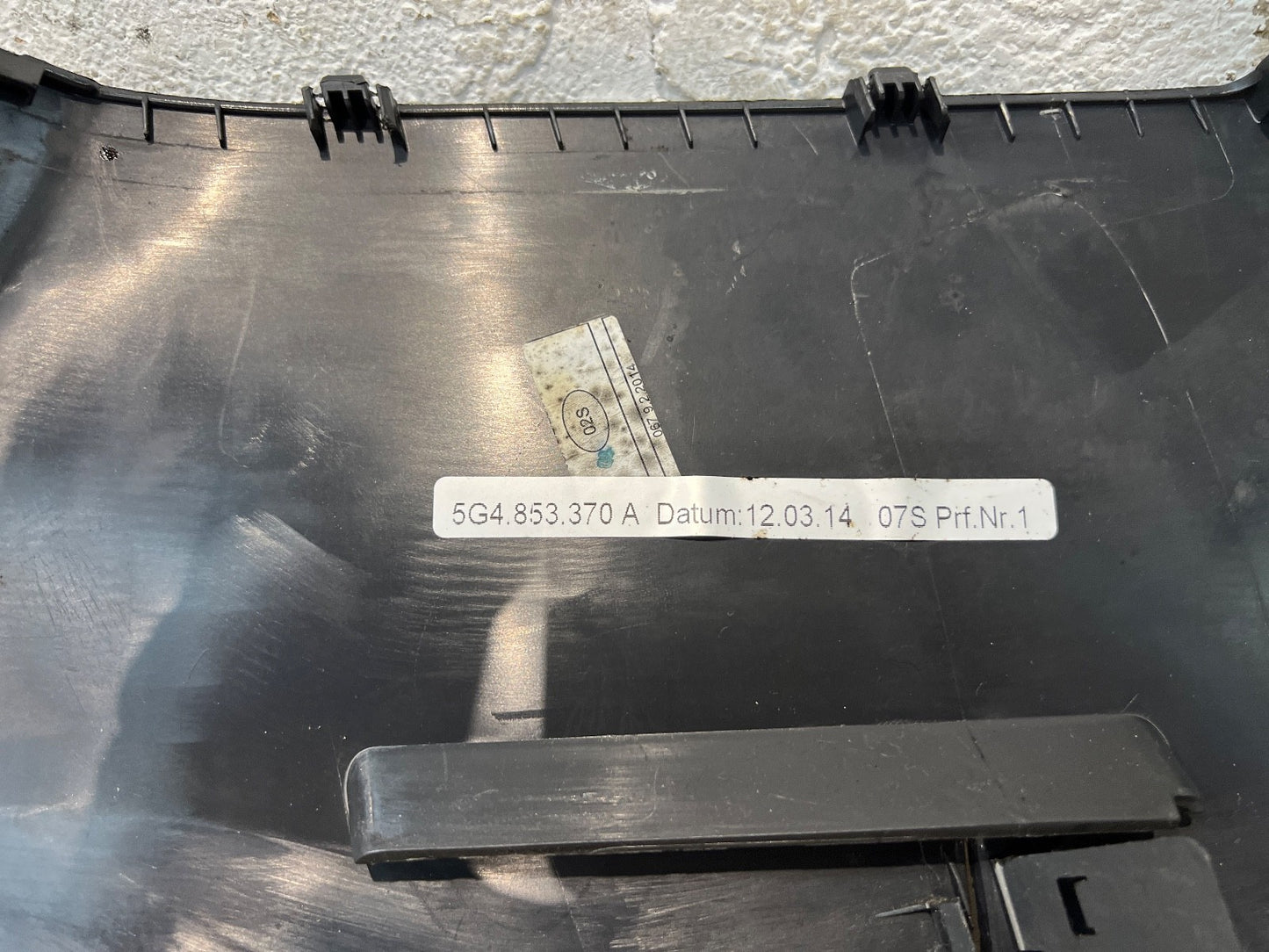 VOLKSWAGEN GOLF GTD MK7 METAL Door Right O/S Interior Sill Trim 5g4853370a