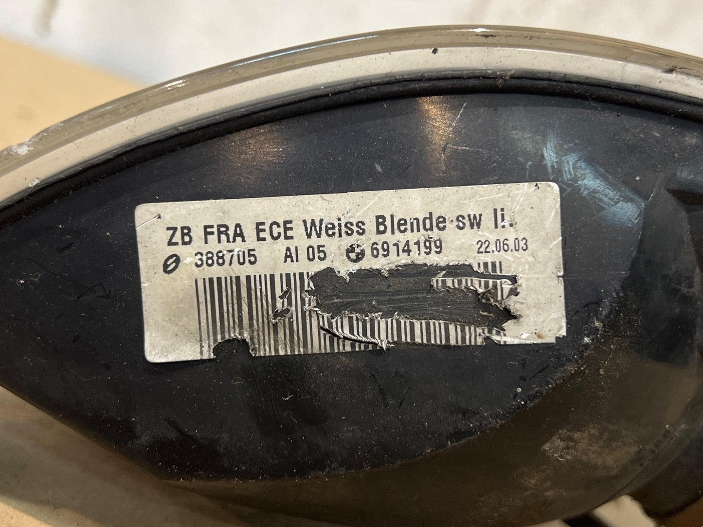 GENUINE BMW 3 SERIES E46 LCI FRONT RIGHT OSF INDICATOR LIGHT 6914199