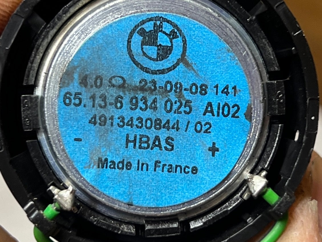 BMW E90 E91 E92 E60 E87 Front Door Left Right N/O/S Speaker Tweeter HiFi 6934025