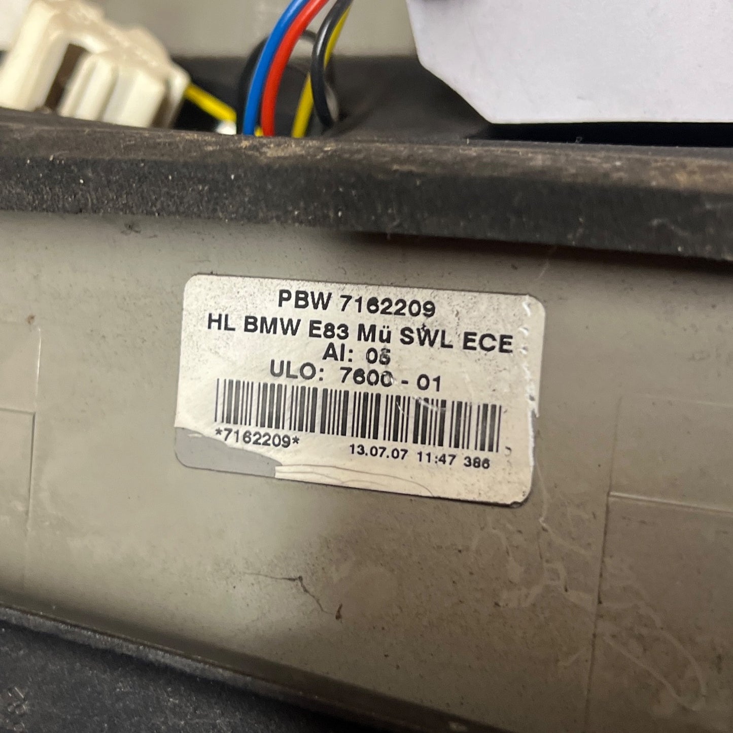 BMW X3 E83 LCI Rear Left N/S LED Tail Lamp Light Side Panel 7162209