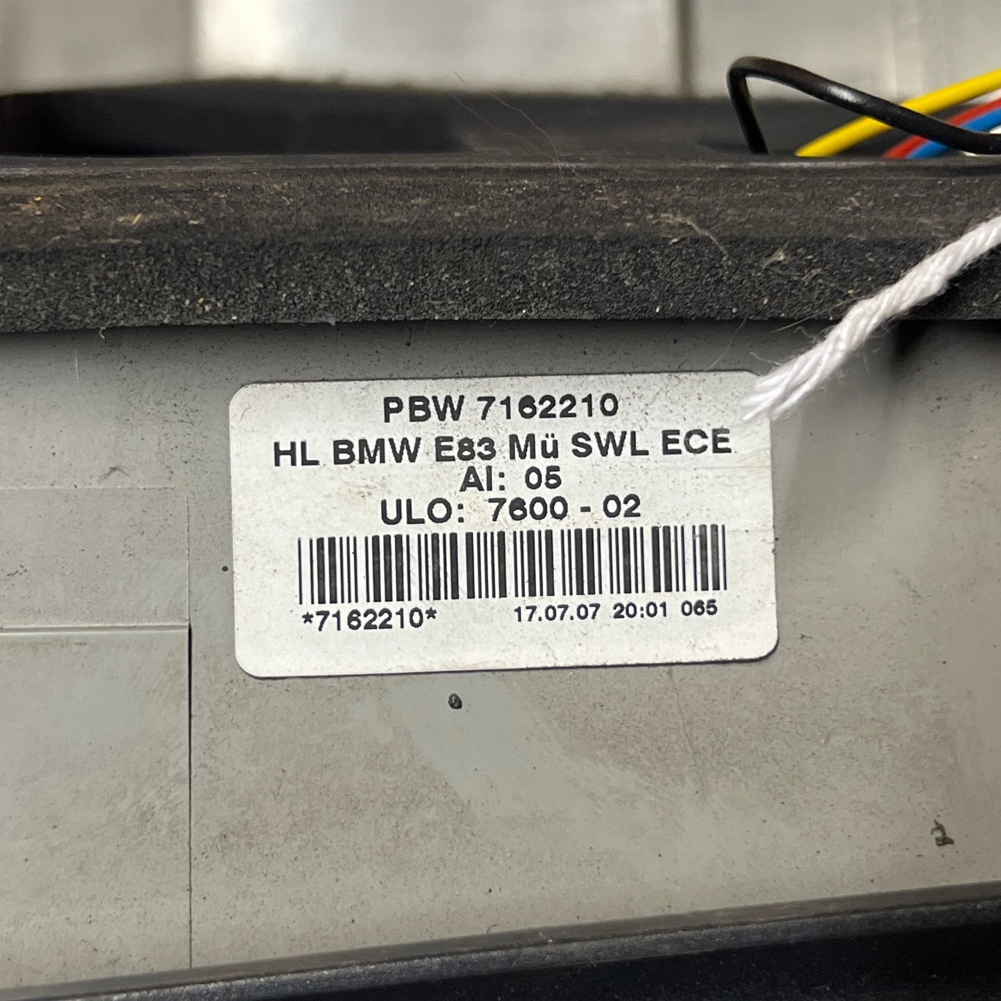 Bmw X3 E83 5dr Suv 2004-2007 Rear/tail Light On Body (O/S) Complete 7162210