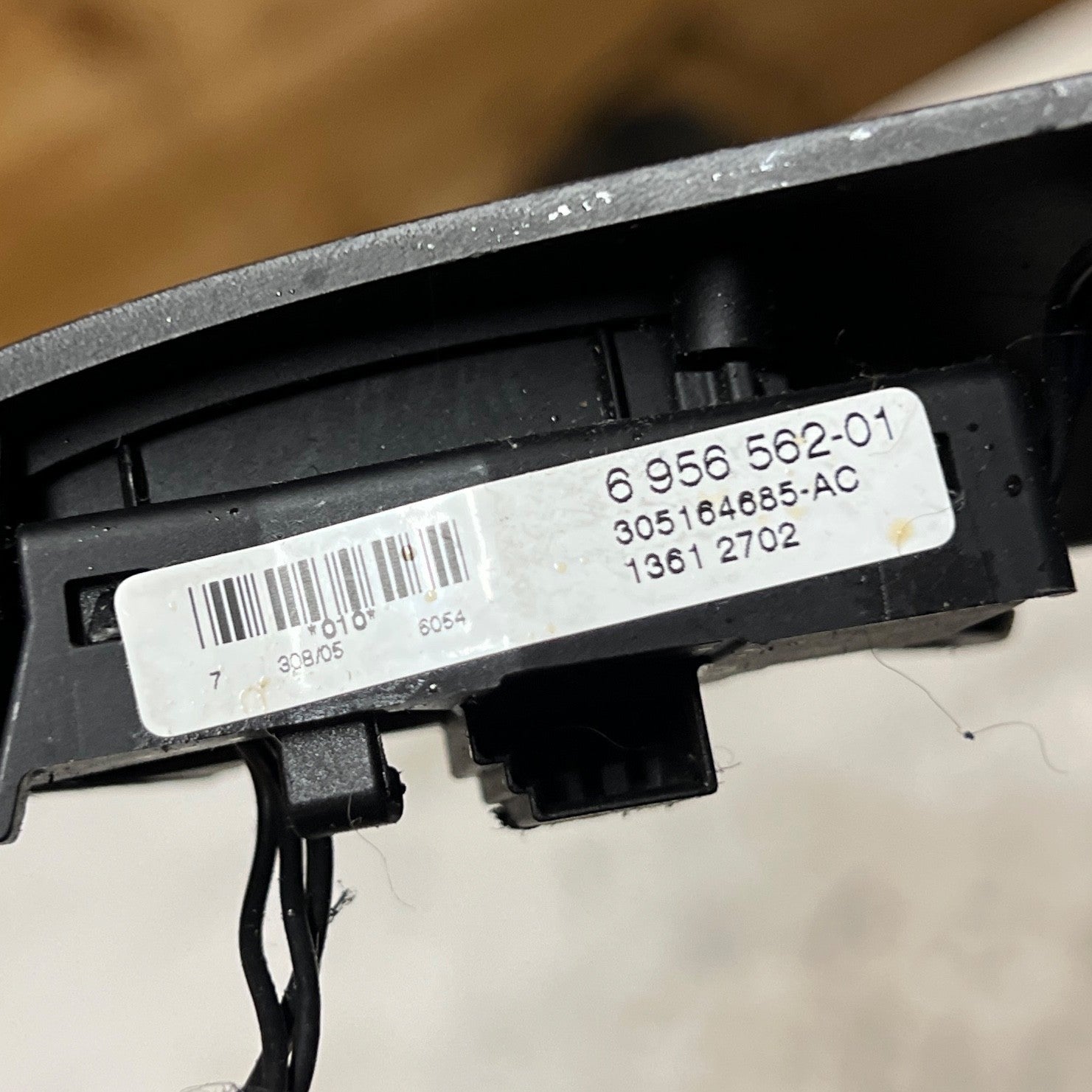 BMW 1 3 Series E87 E90 E91 Black Trim Cover Multifunction Switch Steering Wheel