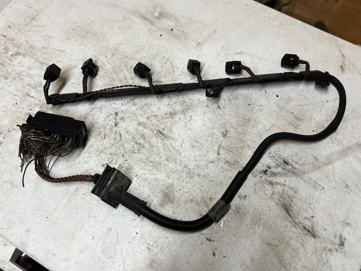 BMW E90 E60 E70 E83 330d 335d Engine Injector Wiring Loom M57N 12517796846 77960