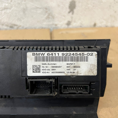 BMW E81 E87 E90 E91 E92 Control Unit Automatic Air Conditioning Module 9221853