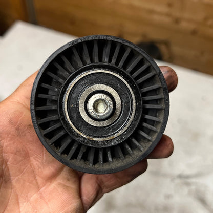 GENUINE Aux Belt Idler Pulley fits BMW 330D 3.0D 04 to 13 M57N2306D3 7790448