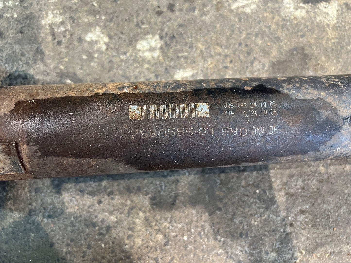 BMW E90 E91 E92 Manual Drive Shaft Propshaft 325d 330d N57 7580555