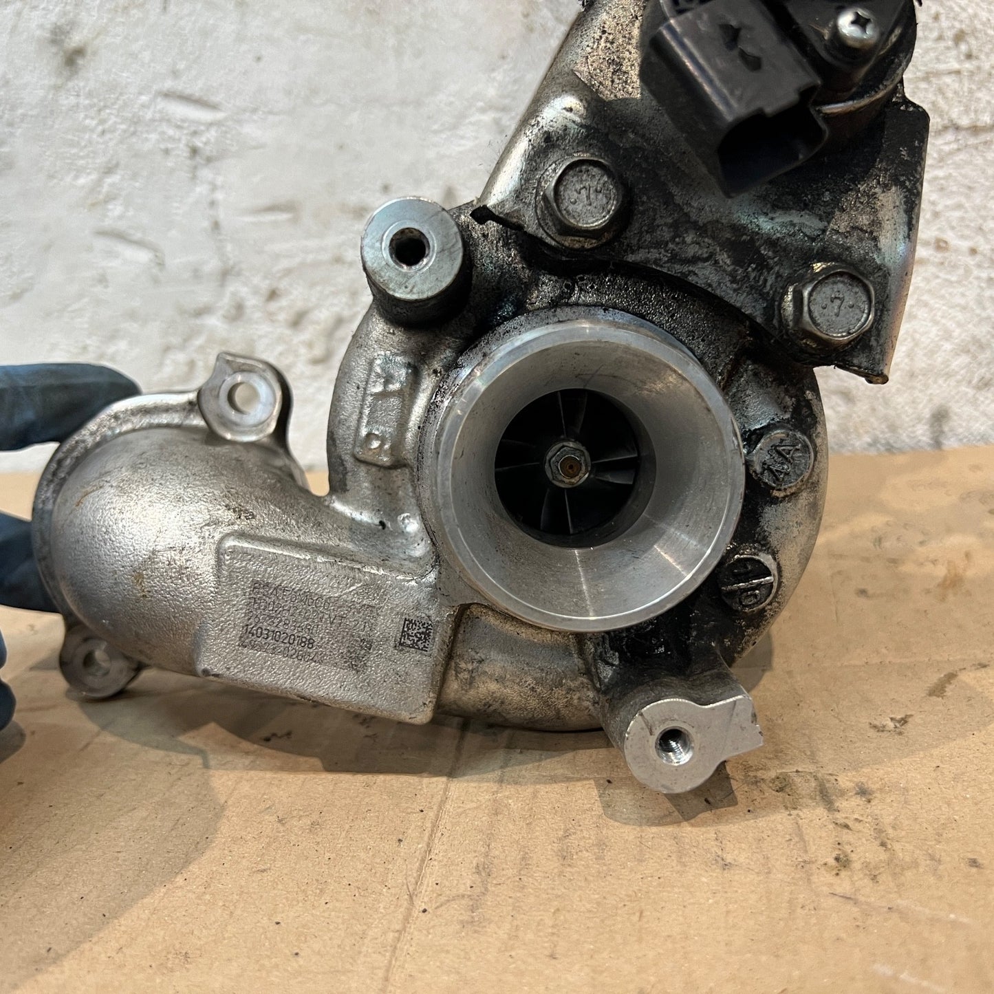 FORD CITROEN PEUGEOT VOLVO TURBOCHARGER 1.4 1.6 TDCI DIESEL TD02H207TVT21 SEIZED