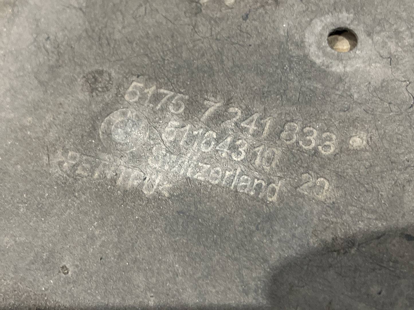 BMW 4 SERIES UNDERBODY PANEL LEFT PASSENGER SIDE 7241833 F20 F21 F22 F30 F36 F32