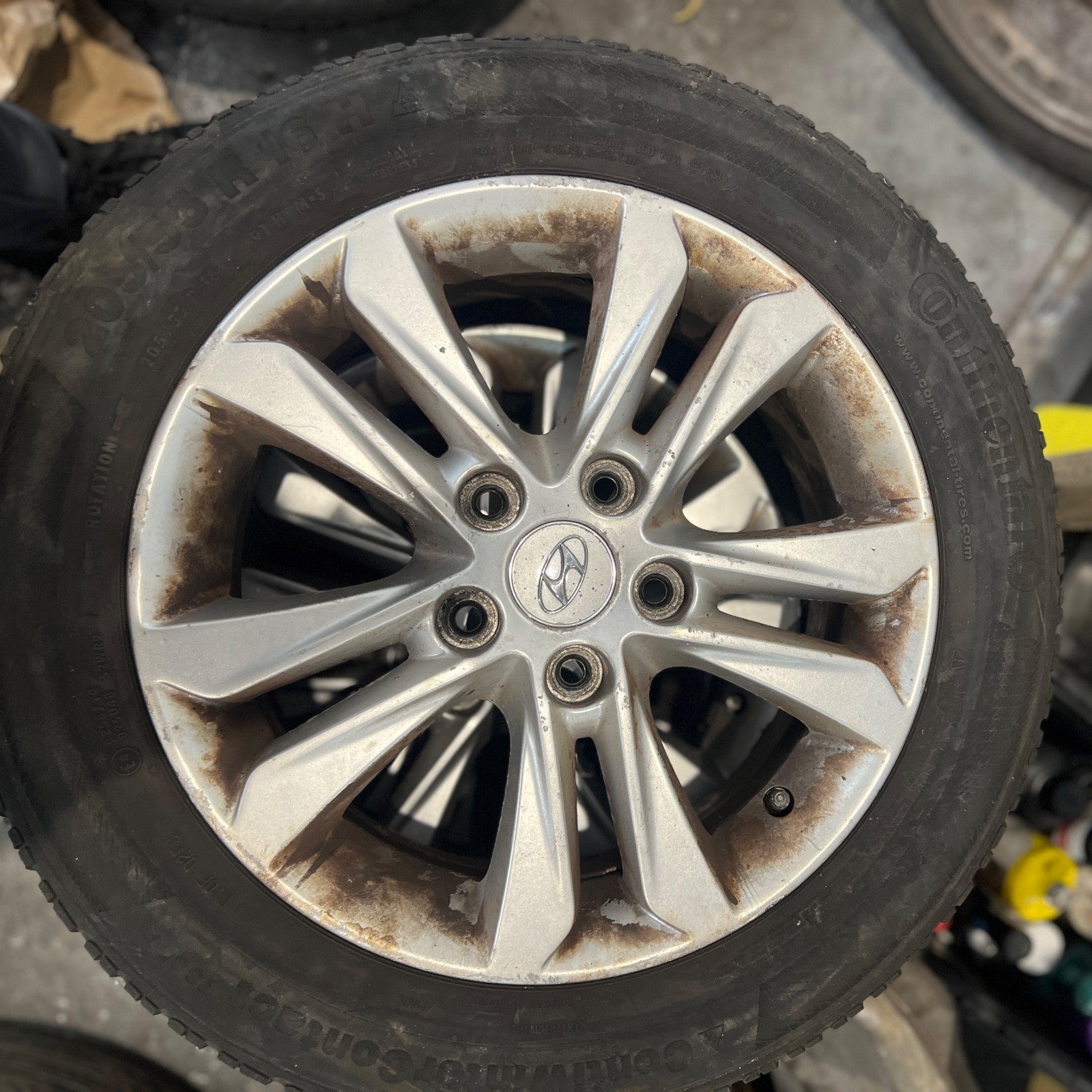 2012-2017 Hyundai I30 Alloys Wheels with Tyres 16" 205/55/16 Set of 4 i10 i20