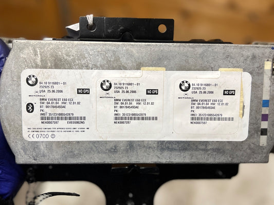 BMW E60 E61 M5 E90 E91 E92 M3 BLUETOOTH MODULE TELEMATICS CONTROL UNIT 9116801