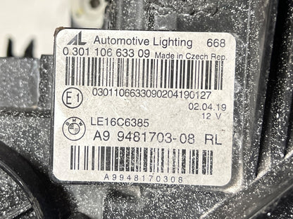 GENUINE BMW 3 SERIES G20 G21 PASSENGER LEFT SIDE LED HEADLIGHT 9481703