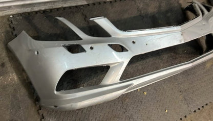 2009 - 2013 Mercedes E Class E-Class W212 Sport - Front Bumper Silver 775 Marks