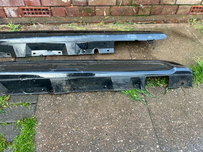 BMW X3 E83 M SPORT PASSENGER PAIR LEFT RIGHT SKIRT 475 BLACK SAPPHIRE 3414421/2