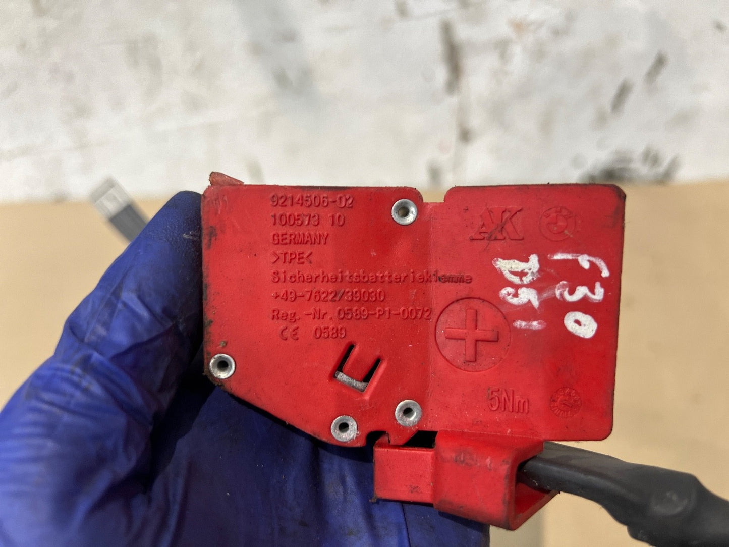 BMW 3 4 SERIES F30 F31 F32 F36 OEM POSITIVE BATTERY CABLE 6835243 9214506