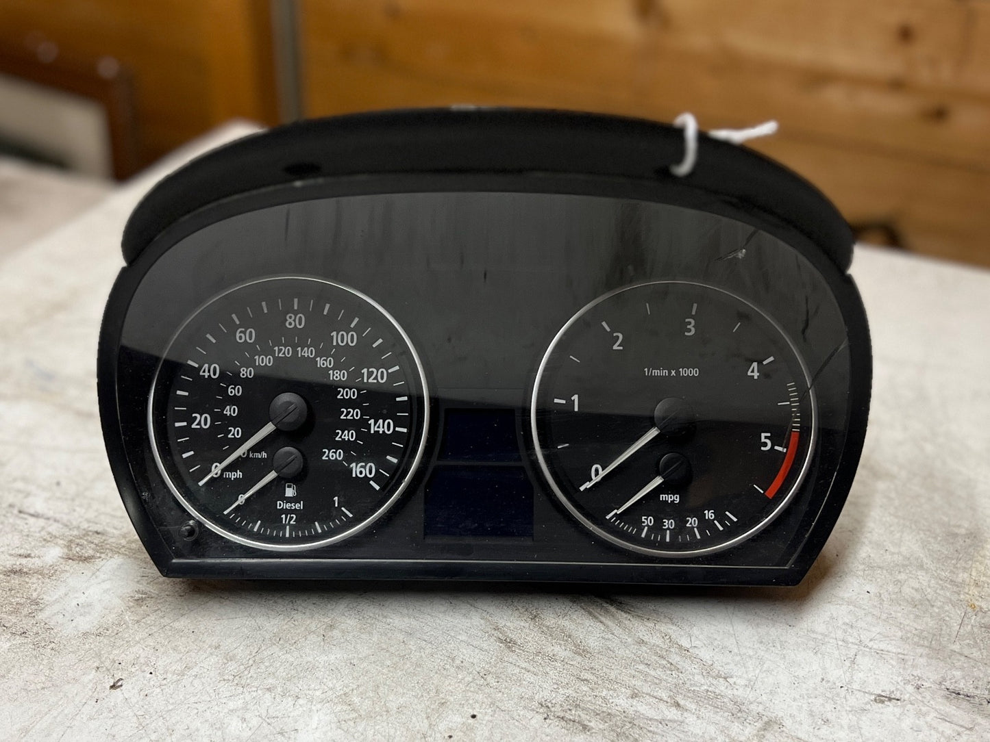 BMW X3 E83 LCI M57N2 Diesel Instrument Cluster Speedo Clocks Manual 3448408