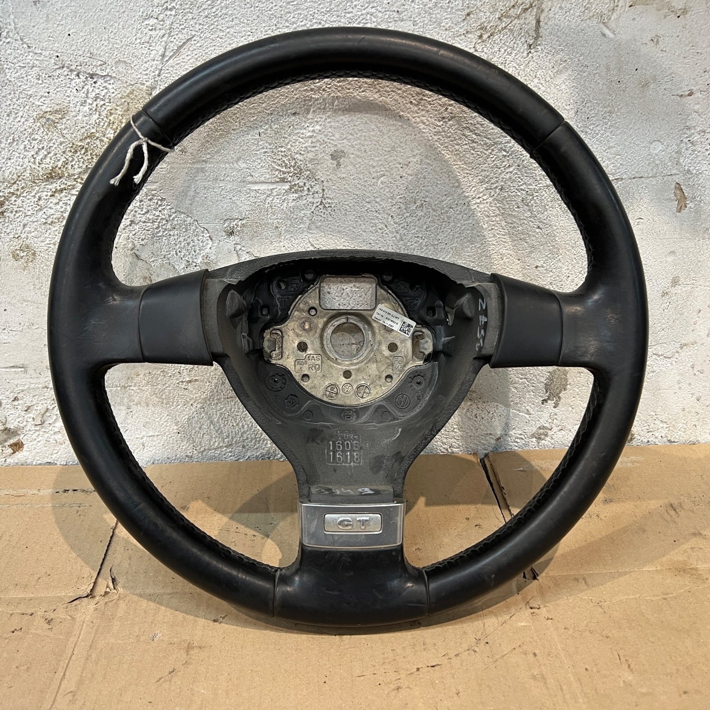 2004-2008 VOLKSWAGEN GOLF MK5 GT STEERING WHEEL 3 SPOKE 1K0419091CJ