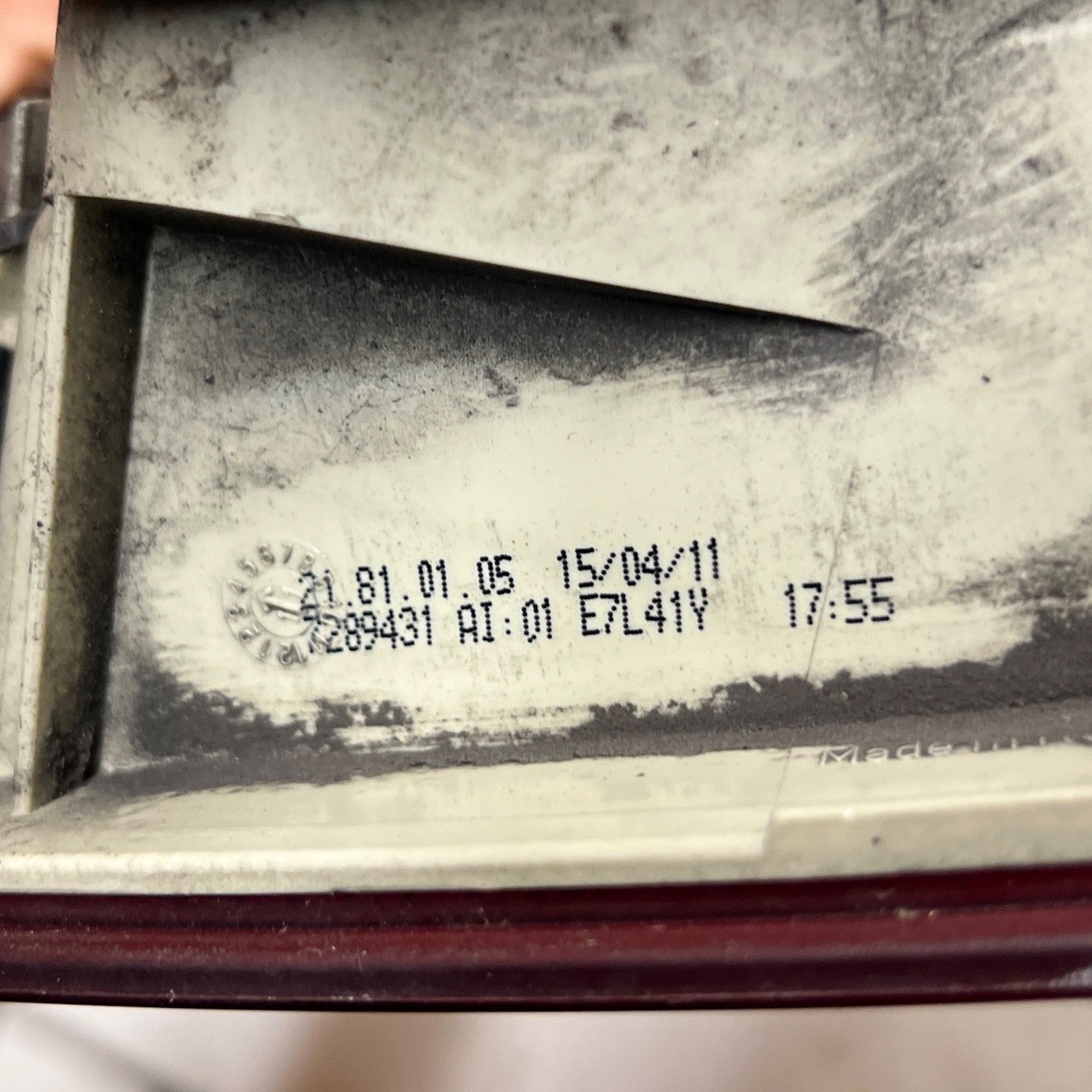 BMW E91 LCI Rear Light Lamp In The Side Panel Left N/S 7289431