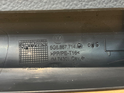 VW GOLF MK7 REAR RIGHT TOP TAILGATE PARCEL SHELF TRIM 5G6867714C