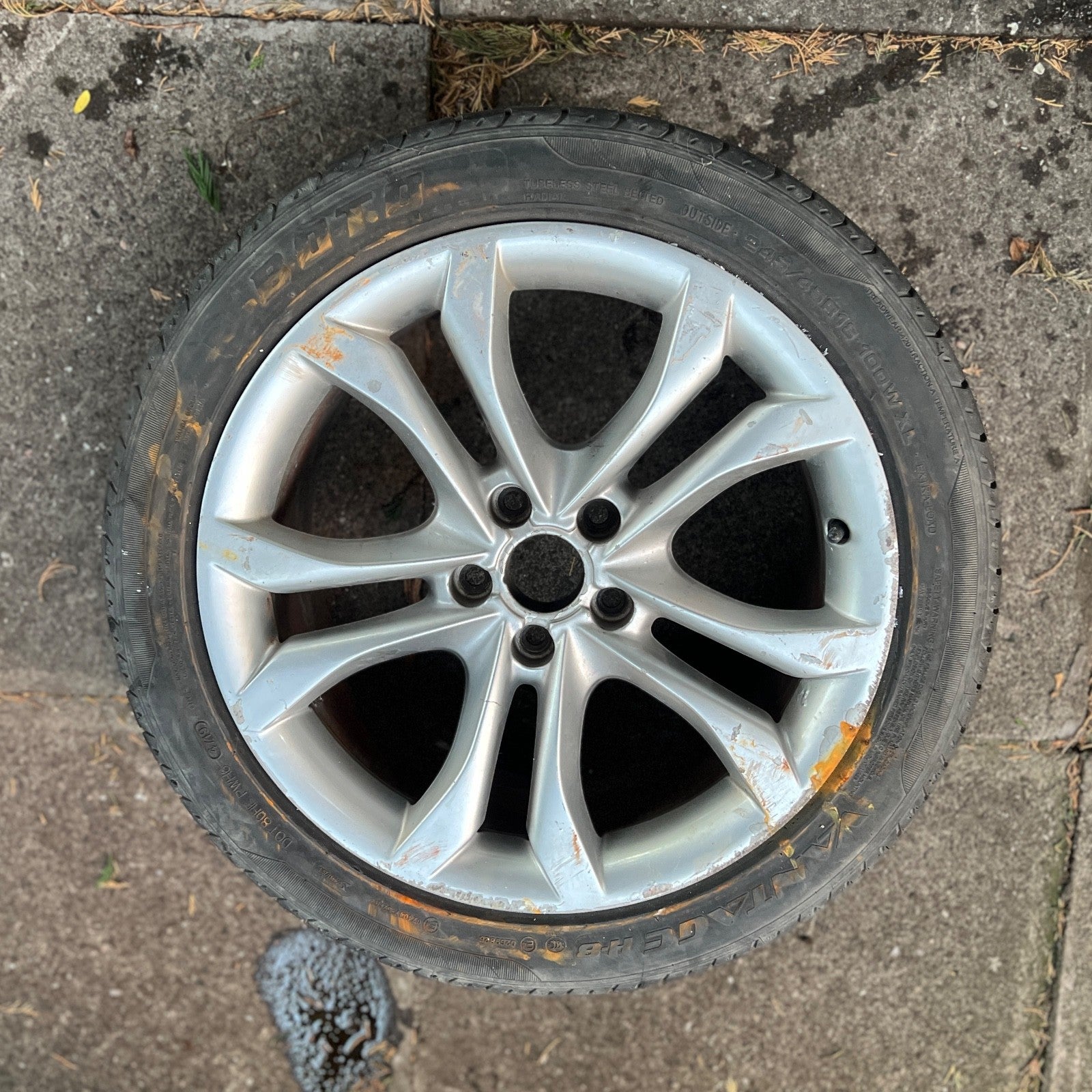 Audi TT 8J 18 Inch Alloy Wheel With Tyre 245 40 R18 97Y 8J0601025S