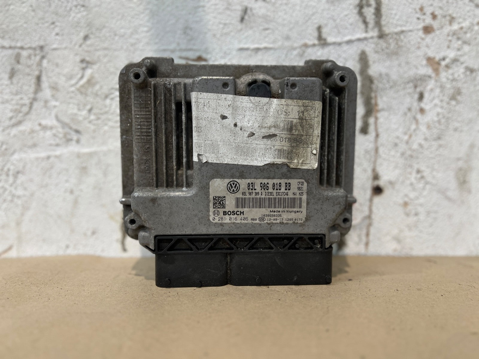 08-14 VOLKSWAGEN AUDI SEAT SKODA 2.0 DIESEL ENGINE CONTROL UNIT ECU 03L906018BB