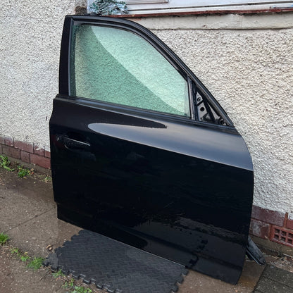 05-10 BMW X3 E83 O/S Drivers Side Front Door Complete Black Sapphire Metallic