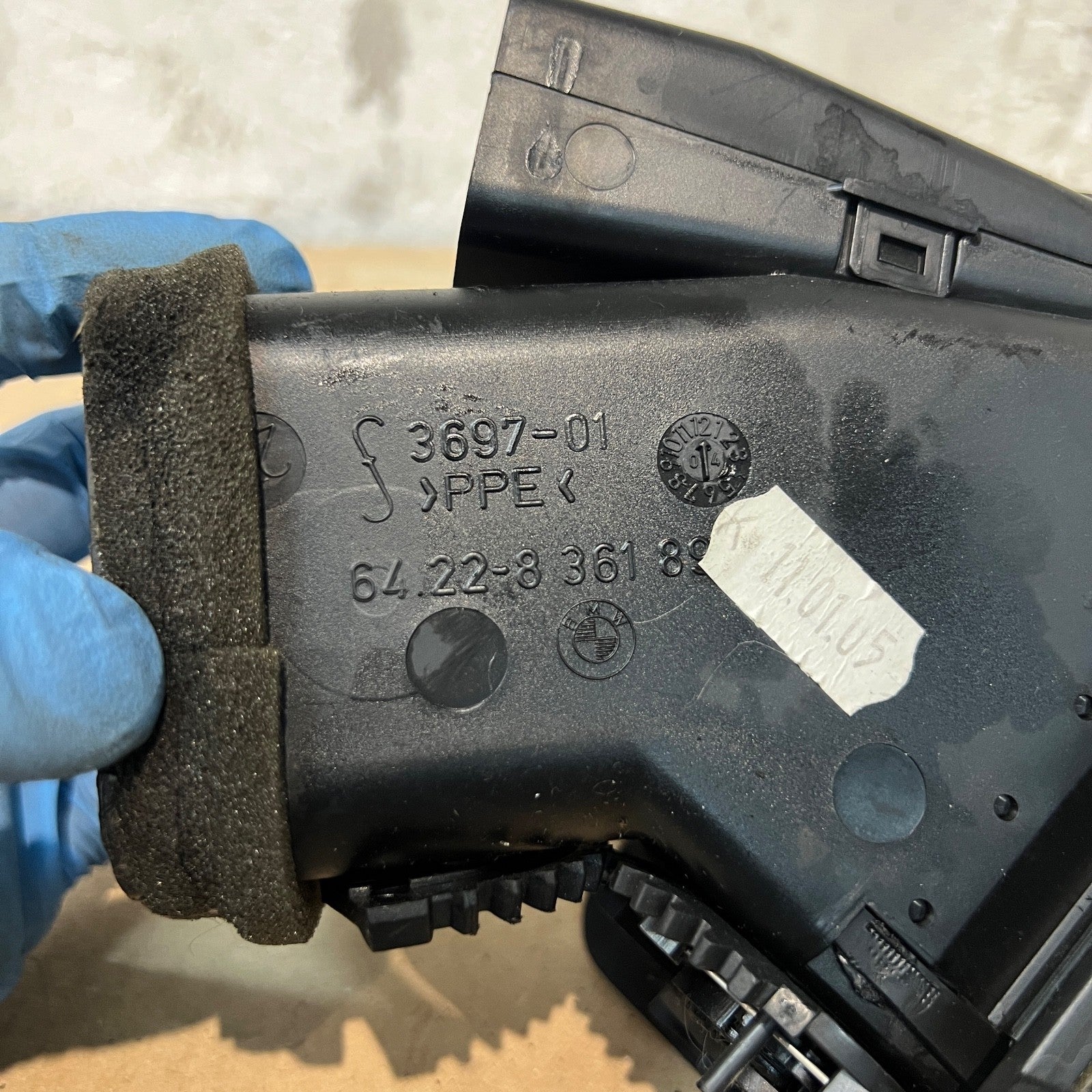 BMW 3 SERIES E46 AIR VENT LEFT NEARSIDE PASSENGER 836189