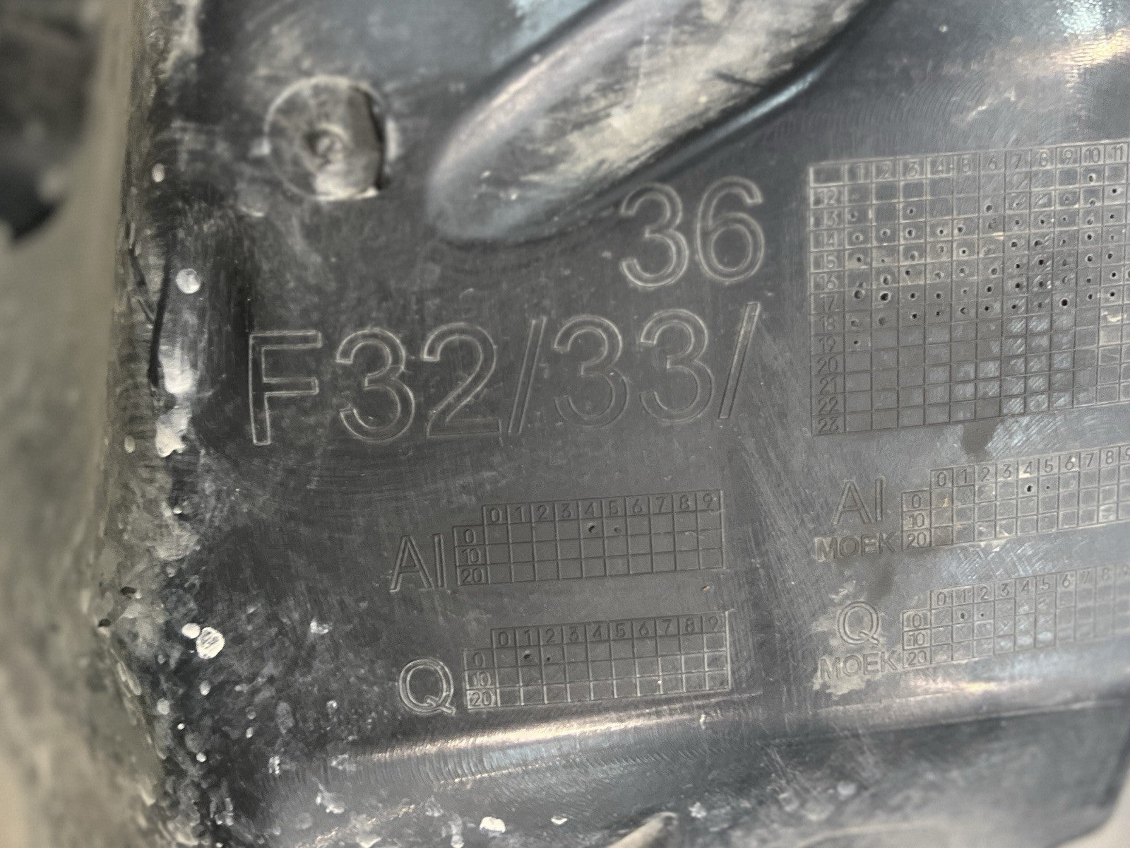 BMW Passenger N/S Left Front Wheel Arch Wing Liner 4 Series F32 F33 F36 7260729