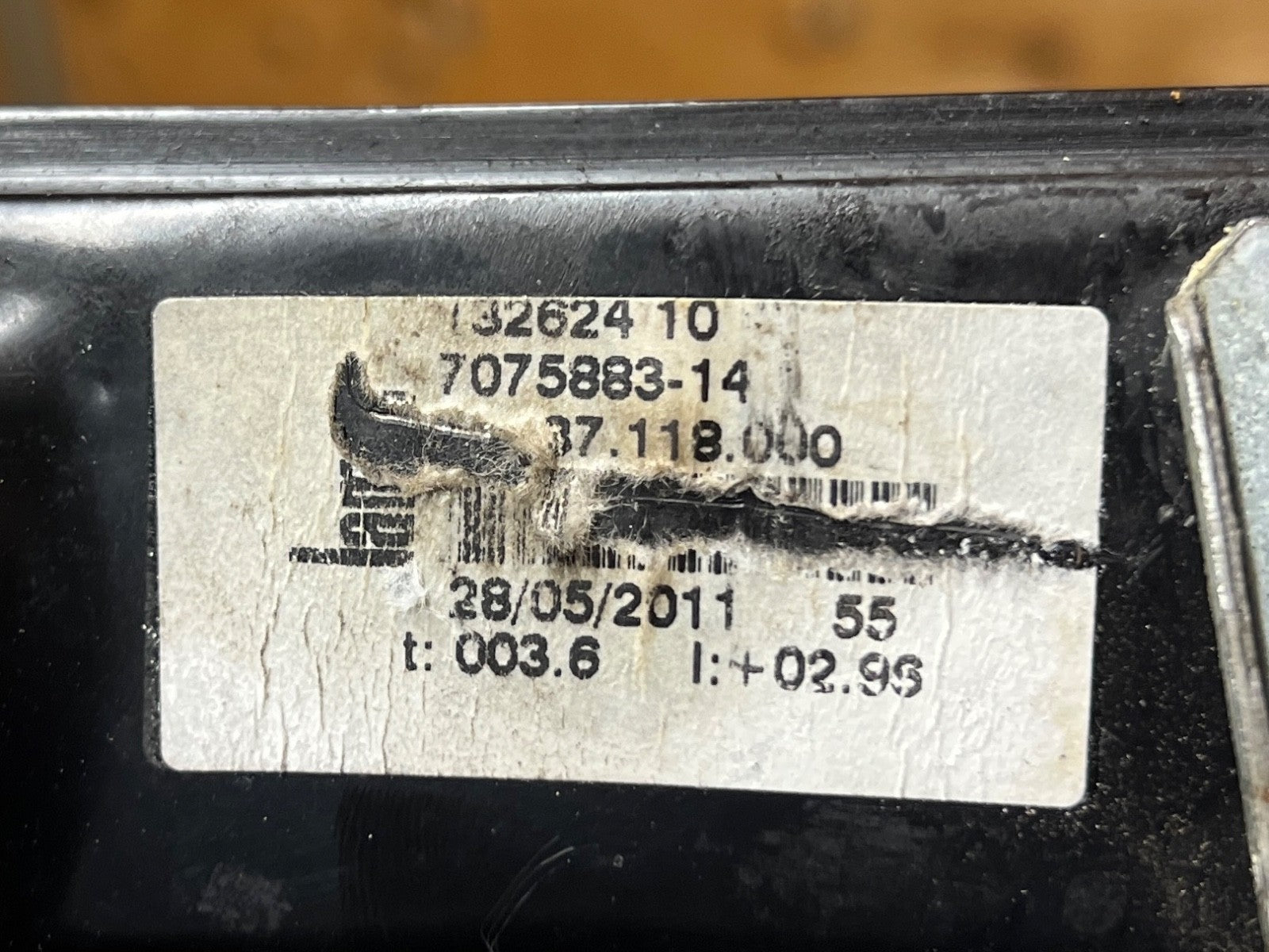 BMW 3 SERIES E90 2005-2013 Left Passenger N/S Rear Window Regulator 7075883