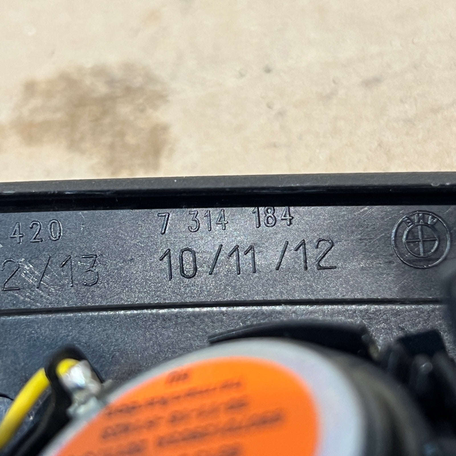 Genuine BMW Harman Kardon Tweeter Cover + Tweater 7314184 9226357 F32 F36 F82