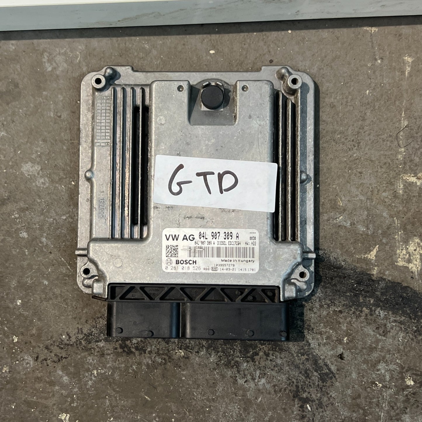 VW AUDI SEAT SKODA ECU 04L907309A EDC17C64 0281018528 Used - Fits 2013-2020