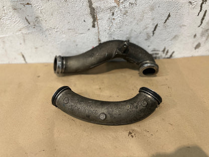 BMW 35d M57n 286 BHP Turbo Connection Charge Pipe Pair 59001091177 59001091178