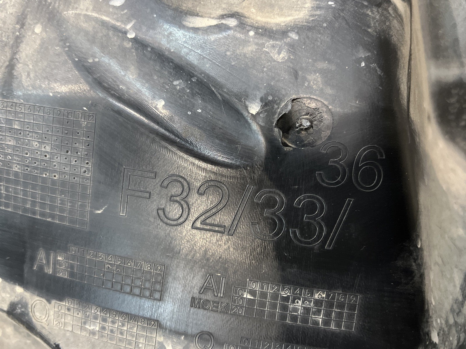 BMW 4 SERIES F32 F33 F36 FRONT WHEEL ARCH LINER COVER DRIVERS RIGHT 7260730 732