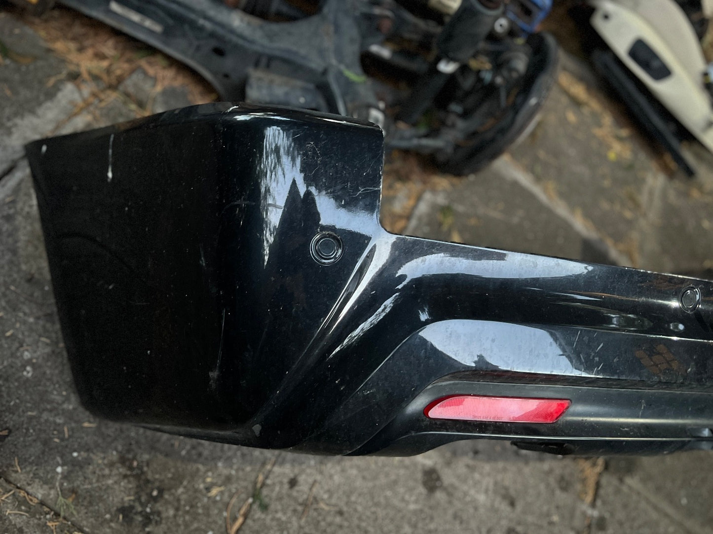 BMW X3 E83 Bumper Rear M Sport PDC Panel Black Sapphire Metallic - 475