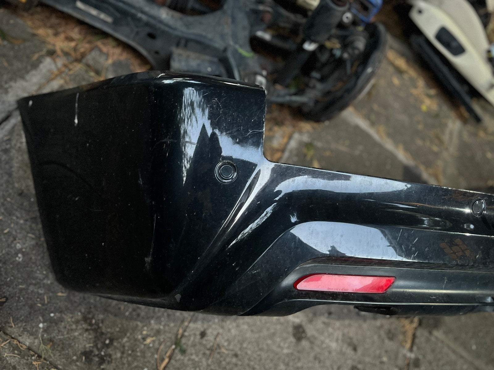 BMW X3 E83 Bumper Rear M Sport PDC Panel Black Sapphire Metallic - 475