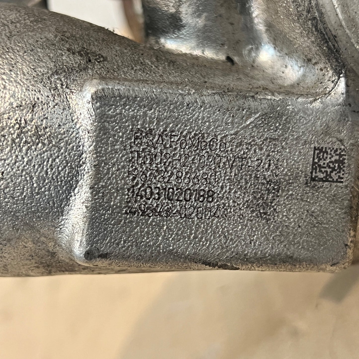 FORD CITROEN PEUGEOT VOLVO TURBOCHARGER 1.4 1.6 TDCI DIESEL TD02H207TVT21 SEIZED