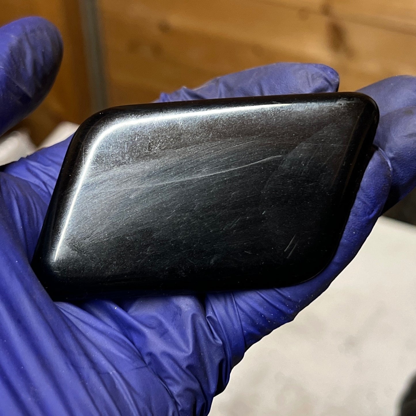 GENUINE BMW E83 L Head Light Washer Jet Flap Cover 3416175 61673416175 BLACK