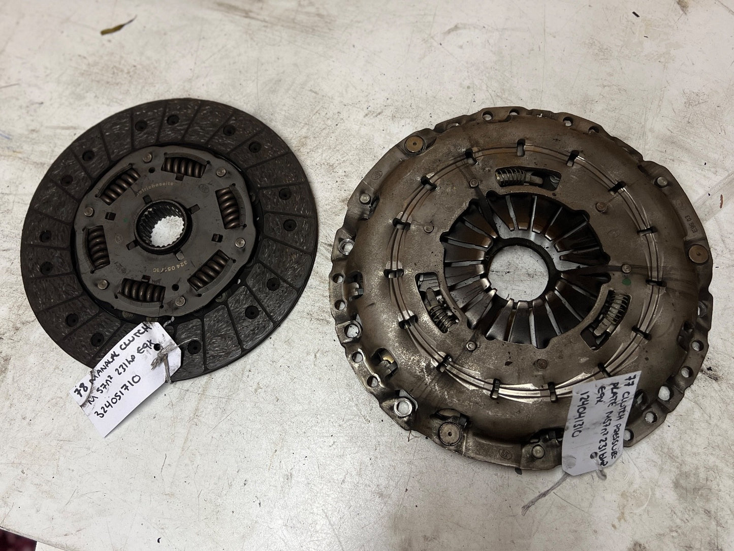 GENUINE BMW 5 3.0d E60 E61 2008 LUK Diesel clutch set kit 324051710 BGP17579