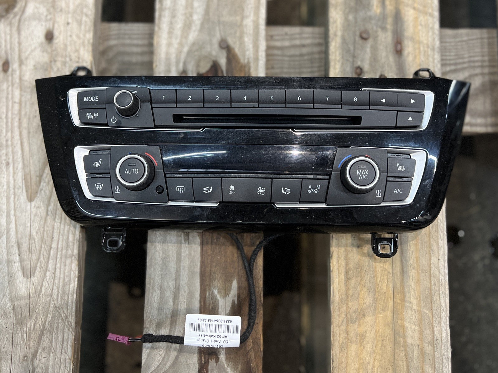 BMW 3 4 SERIES F30 F31 F32 F34 F36 A/C CLIMATE CONTROL UNIT 9363546