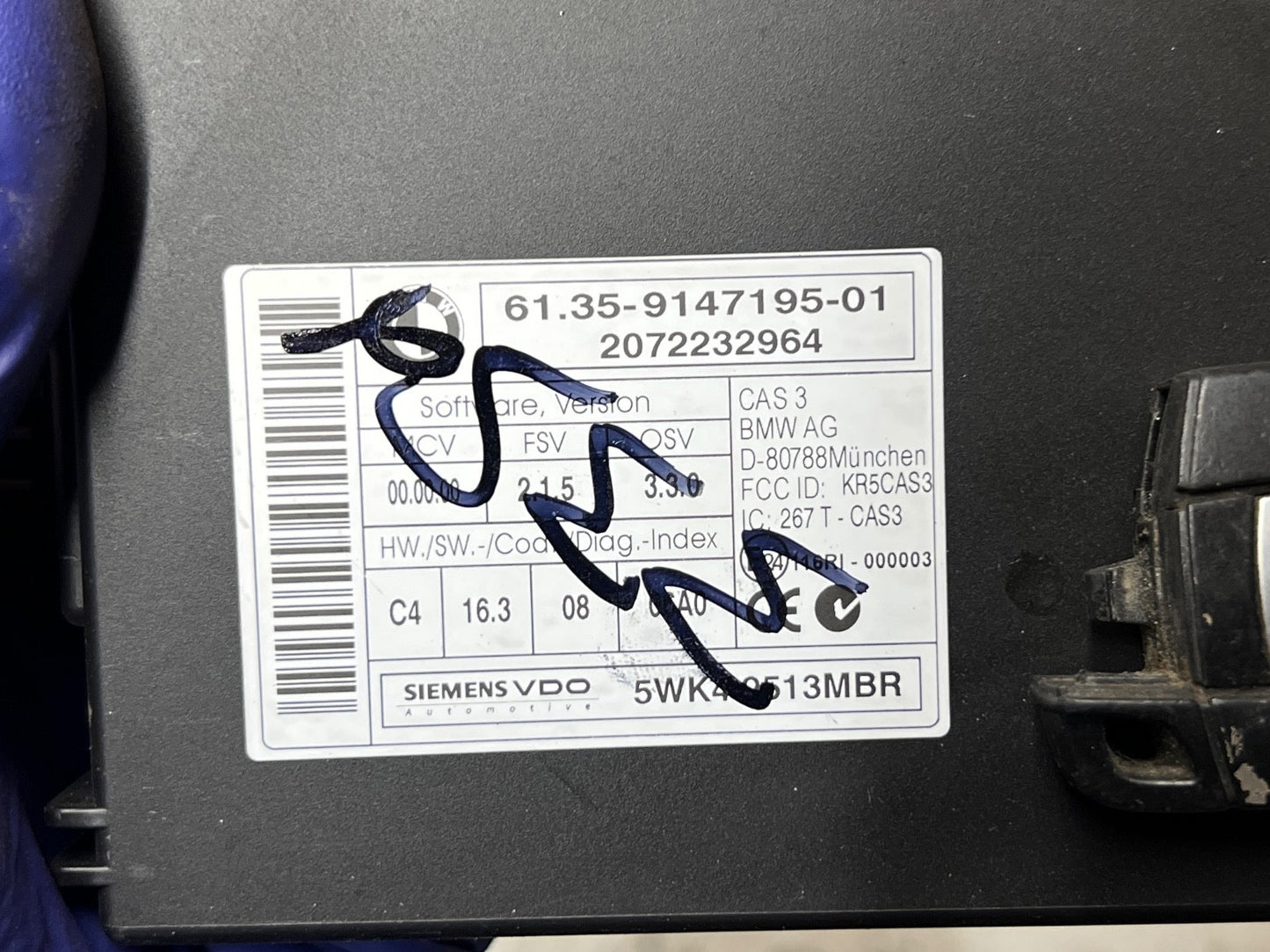 BMW & MINI COOPER  ECU Control Unit Key Reading Module 9147195-01 TESTED 2007-13