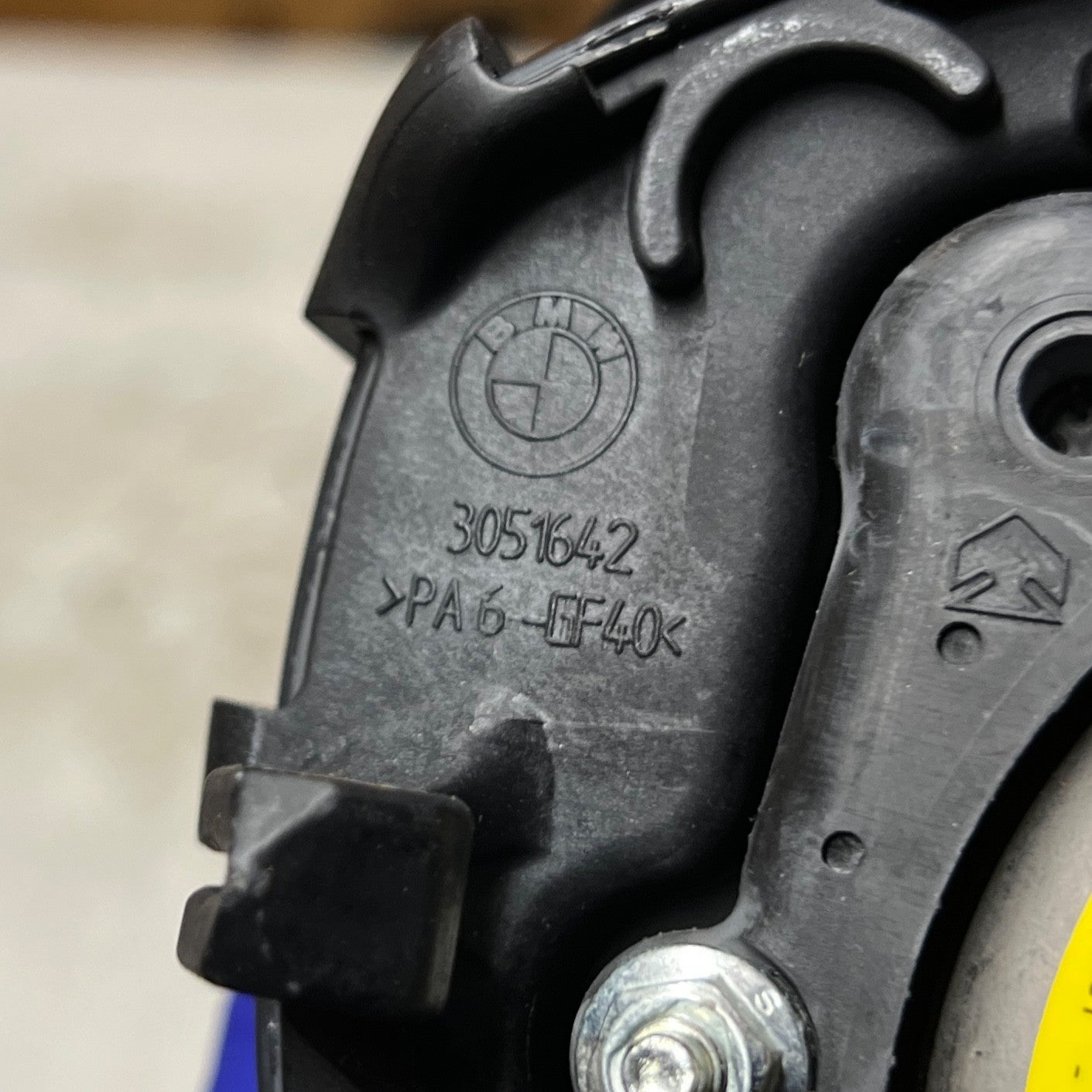 2005-2012 BMW 3 Series E90 M Sport Steering Wheel SRS Bag OEM 33677051503Q