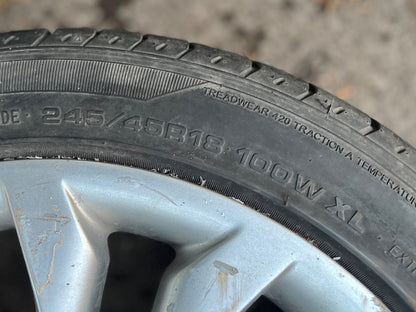 Audi TT 8J 18 Inch Alloy Wheel With Tyre 245 40 R18 97Y 8J0601025S