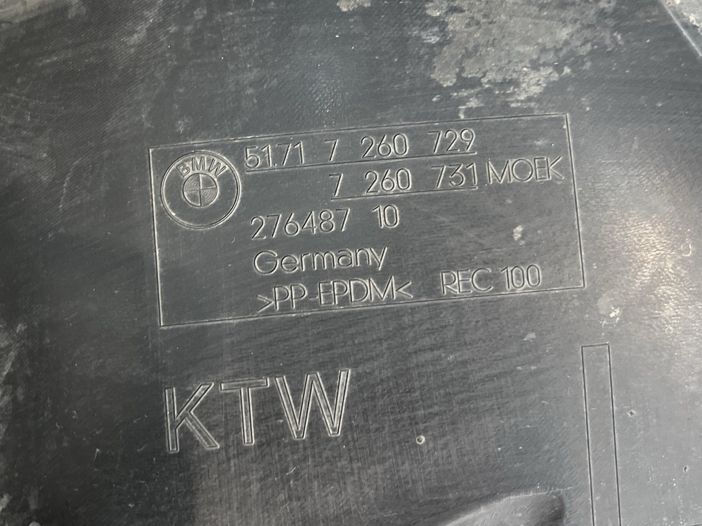 BMW Passenger N/S Left Front Wheel Arch Wing Liner 4 Series F32 F33 F36 7260729