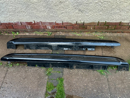 BMW X3 E83 M SPORT PASSENGER PAIR LEFT RIGHT SKIRT 475 BLACK SAPPHIRE 3414421/2