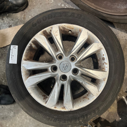 2012-2017 Hyundai I30 Alloys Wheels with Tyres 16" 205/55/16 Set of 4 i10 i20