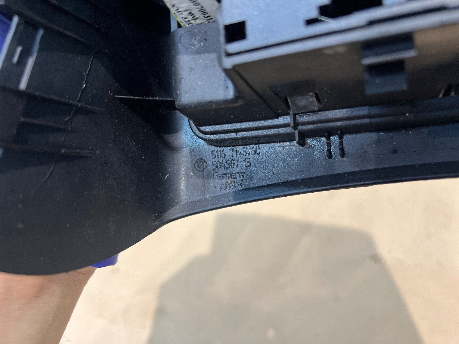 BMW 3 Series E90 E91  Rear Air Vent with Dual 12V Socket 7804171