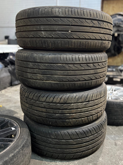 Genuine Ford Alloy Wheels with Good Tyres! 225/55 17 Inch NO CRACKS/WELD/BUCKLES