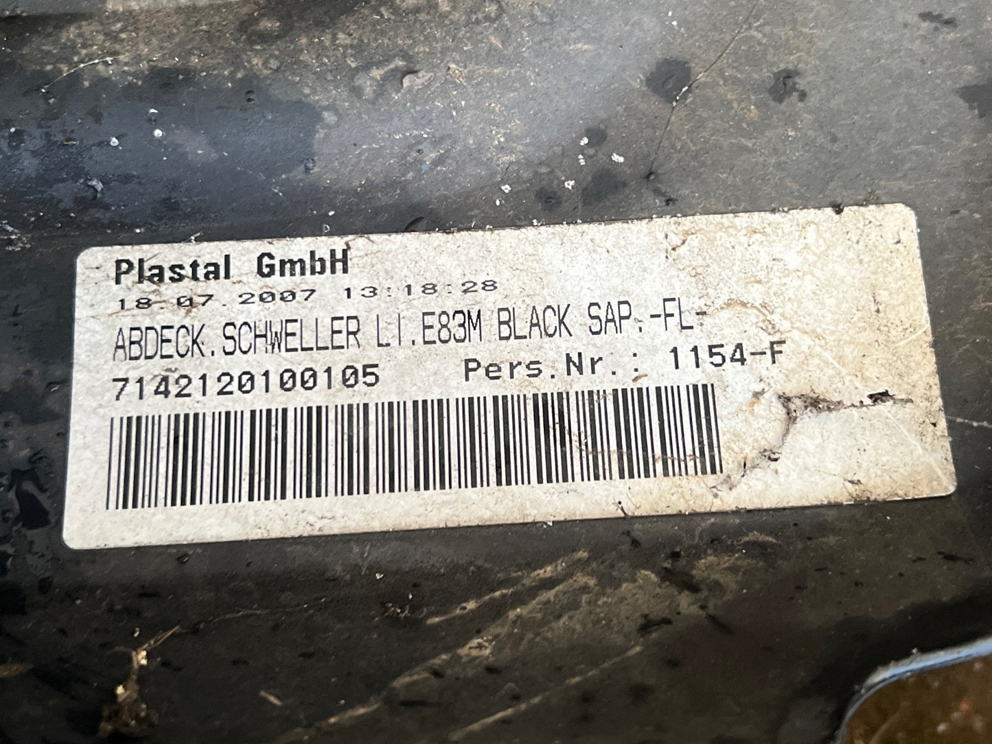 BMW X3 E83 M SPORT PASSENGER PAIR LEFT RIGHT SKIRT 475 BLACK SAPPHIRE 3414421/2