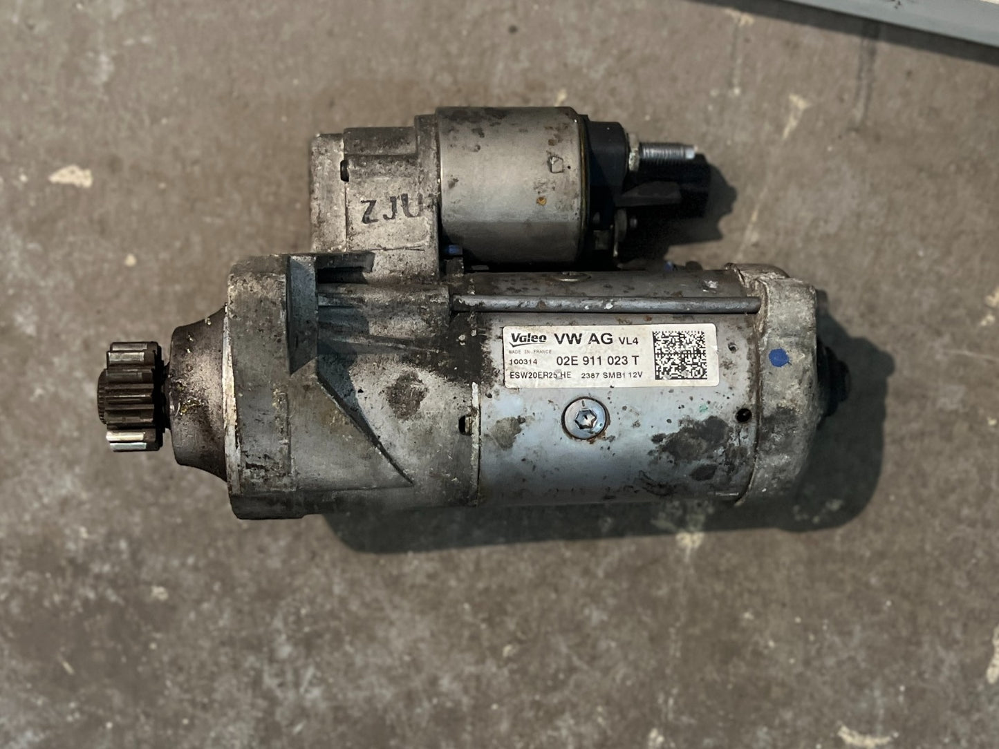 VW AUDI SEAT SKODA Starter Motor 02E911023T Used - Fits 2013-2020 Models