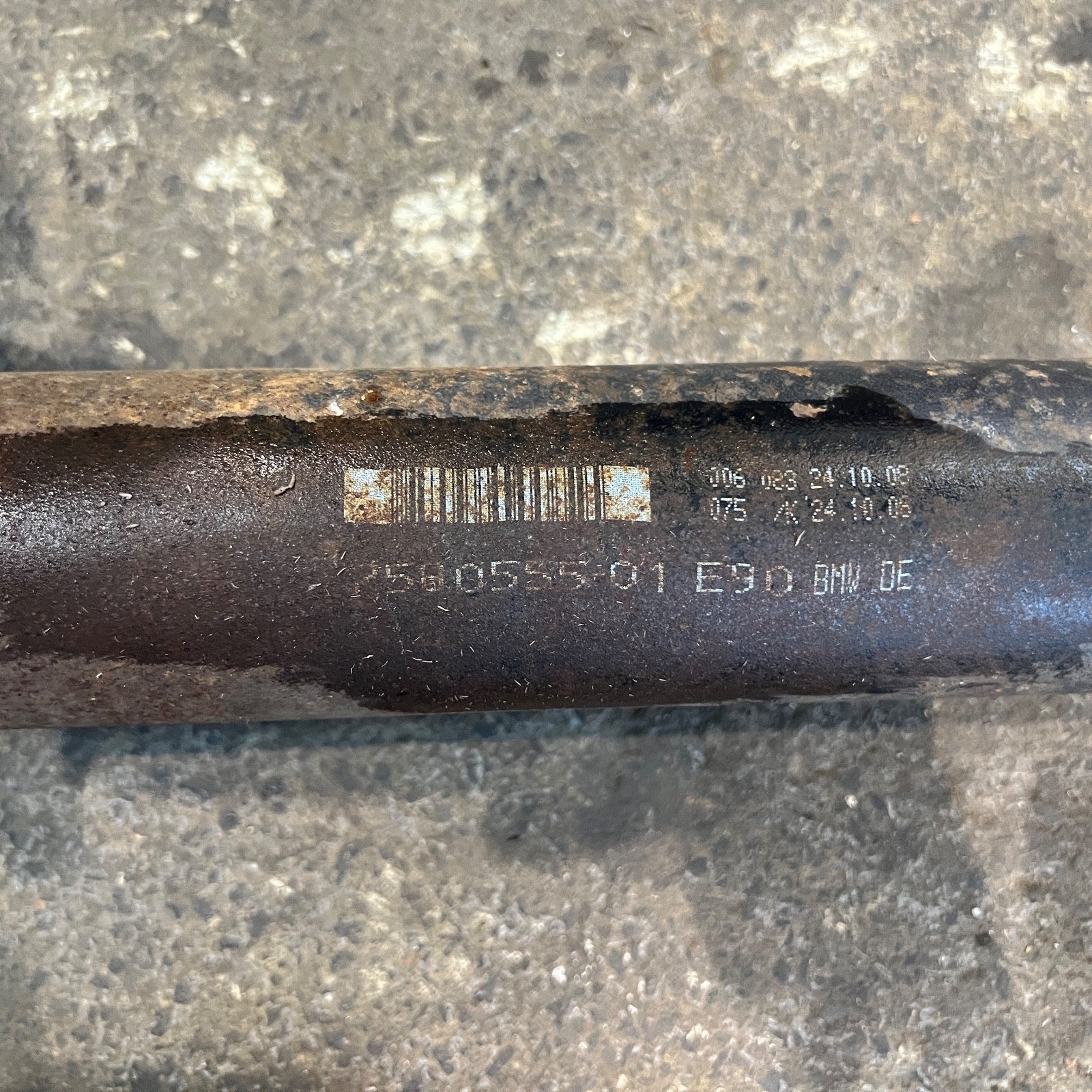 BMW E90 E91 E92 Manual Drive Shaft Propshaft 325d 330d N57 7580555