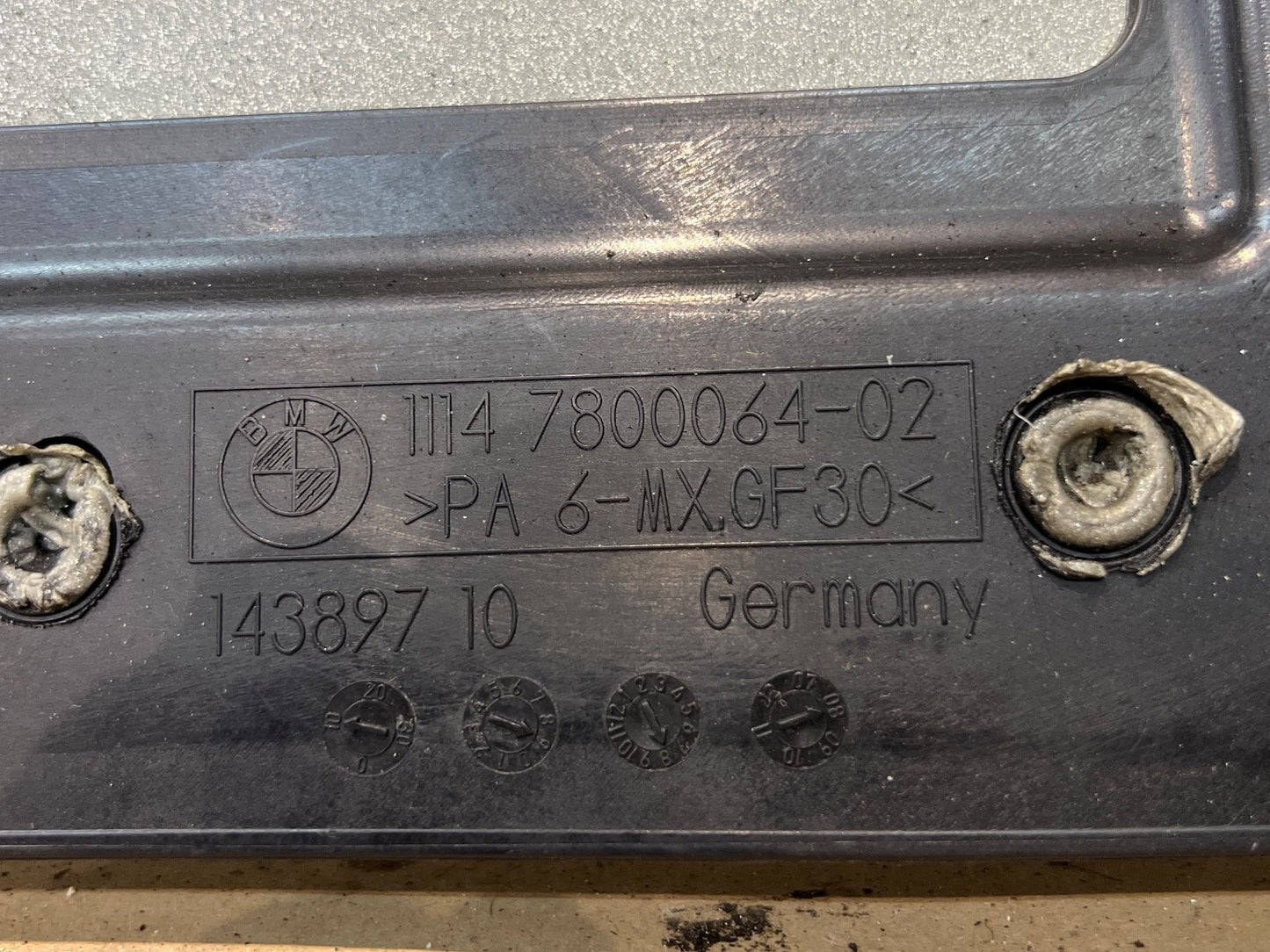 BMW Diesel Top Engine Acoustic Cover N57 3 Series E90 E91 E92 E93 7800064